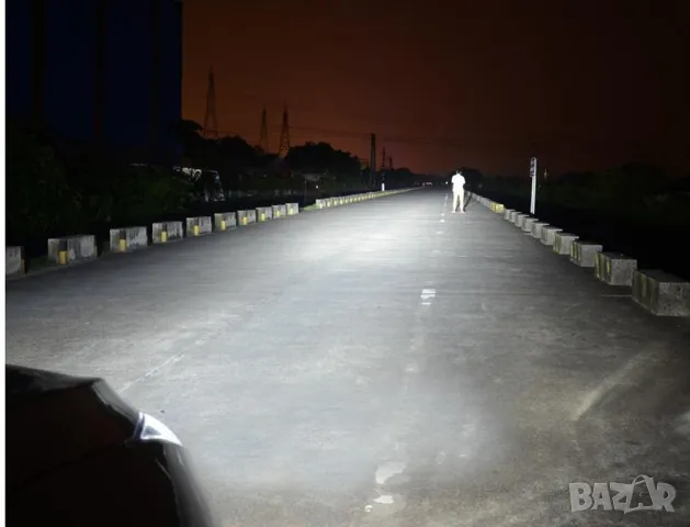 С6 Диодни LED крушки за фарове халогени H1 H3 H4 H7 H8 H11 HB3 HB4, снимка 5 - Аксесоари и консумативи - 49200729