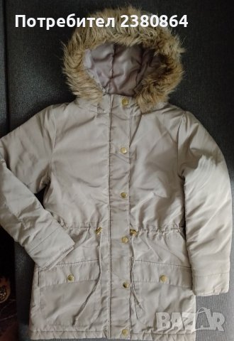 Дебело зимно яке за момиченце-146, снимка 2 - Детски якета и елеци - 37845847