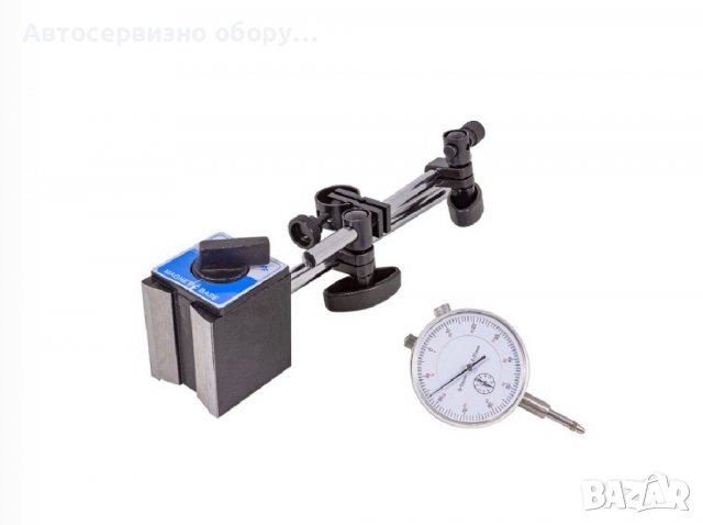 Индикаторен часовник с магнитна стойка 0 - 10 мм RockForce , снимка 2 - Други инструменти - 39178099