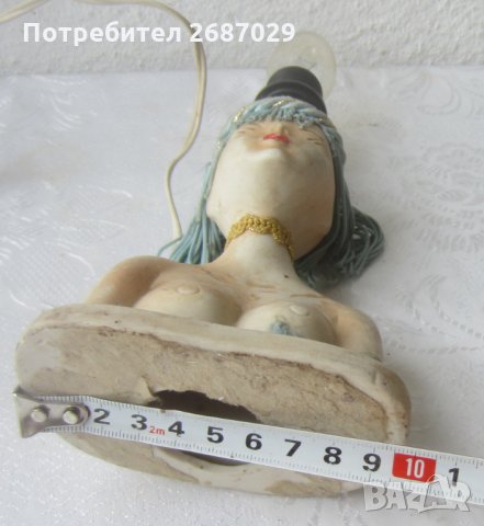 Лампа, настолна нощна. момиче, бюст , снимка 7 - Други - 32607672