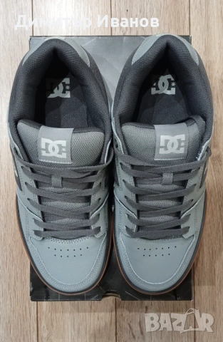 ЧИСТО НОВИ! Обувки, кецове DC EO-Pure Grey, размер 44, снимка 5 - Спортни обувки - 53435365