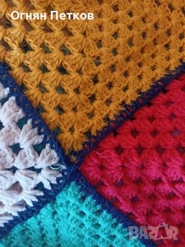 Ръчно плетени покривки за легло Пачуърк, снимка 3 - Покривки за легло - 39301777