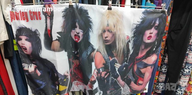 Motley Crue 1985 Flags- 2 размера, снимка 4 - Китари - 44069449