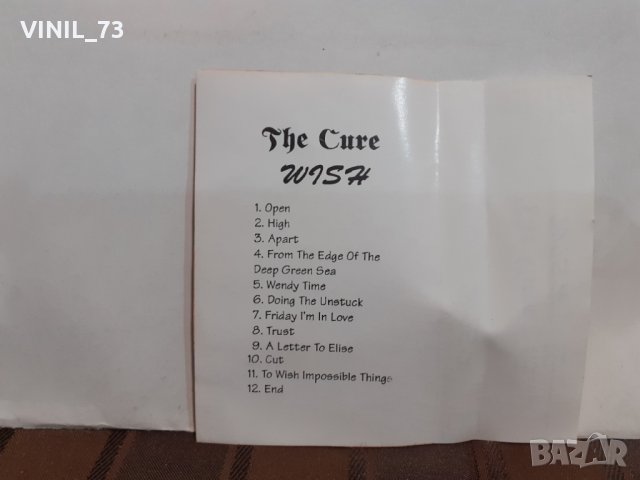 The Cure ‎– Wish, снимка 4 - Аудио касети - 32295588