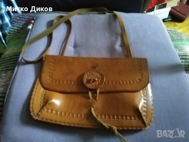Женска чанта №15 естествена кожа 27х16см 