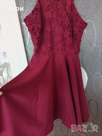 Дамска елегантна рокля,размер 12/L, снимка 1 - Рокли - 36846105