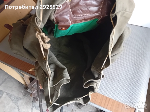 СТАРА БРЕЗЕНТОВА РАНИЦА, снимка 8 - Други ценни предмети - 42014335