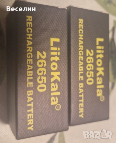 Батерия Liitokala 26650-50A, 3,7v, 5000mA нова, снимка 4 - Друга електроника - 52816846