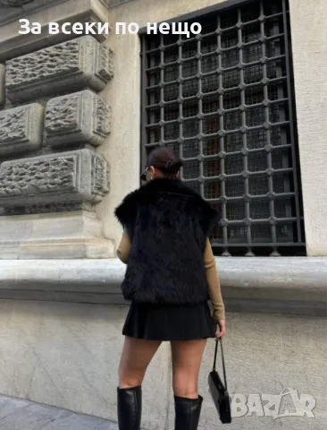 Дамски пухен елек - 2 налични цвята Код A135, снимка 7 - Елеци - 47552651