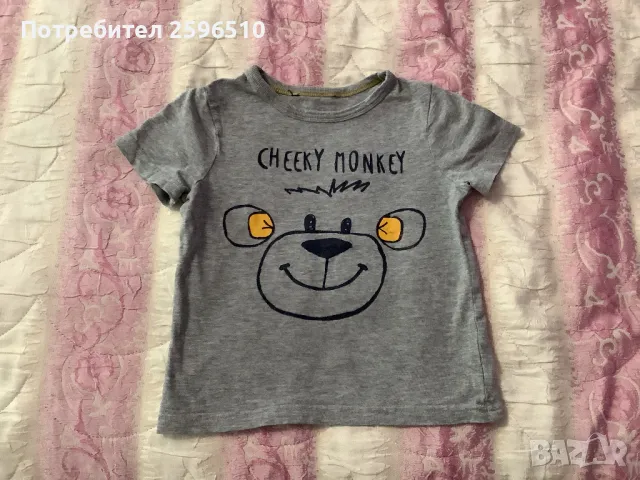 Комплект 6 детски тениски, 2-3 годишно момче, снимка 2 - Детски тениски и потници - 50323240