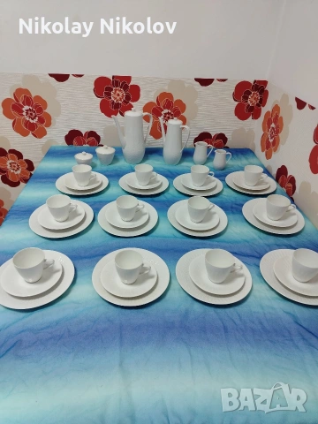 Порцеланов сервиз Hutschenreuther Serie Exzellent weiss