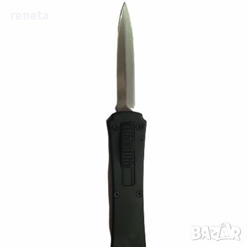 Джобен нож, Автоматичен, Остър, Черно, 9 см, снимка 1 - Ножове - 43999255