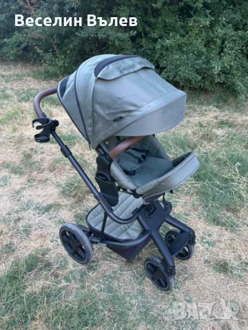 Бебешка количка Harvey 3 Premium Emerald Green