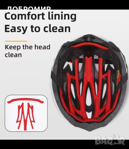 Професионална каска за велосипед , снимка 3 - Аксесоари за велосипеди - 51343597