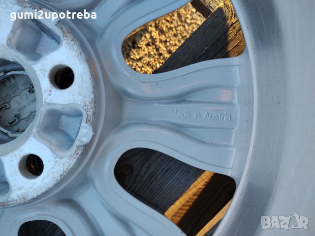 16 джанти 5х100 Ауди А1 Audi A1 8X S-Line 6J et30 Оригинал Топ ниво, снимка 9 - Гуми и джанти - 35481862
