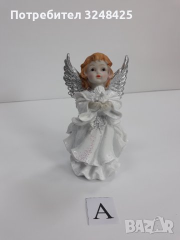 Ангел изправен с гълъбче- Модел А, снимка 5 - Статуетки - 37925837