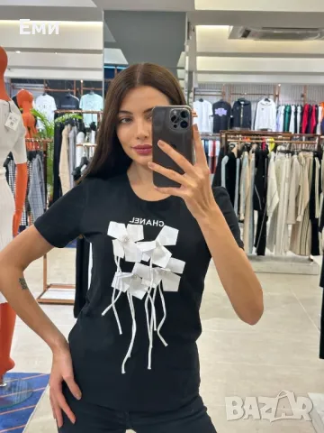 Дамски тениски Guess,Tommy Hilfiger,Elisabetta Franchi,Liu Jo,YSL, Calvin Klein , снимка 9 - Тениски - 49104366