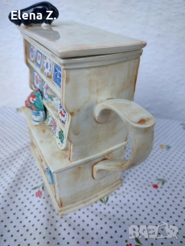 Чайник "шкаф за чинии" Swineside Англия, снимка 7 - Декорация за дома - 52860301