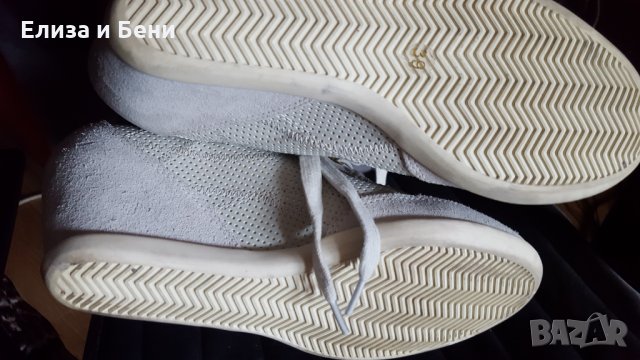 нови кецове на скрита платформа естествен велур, снимка 5 - Маратонки - 35467338