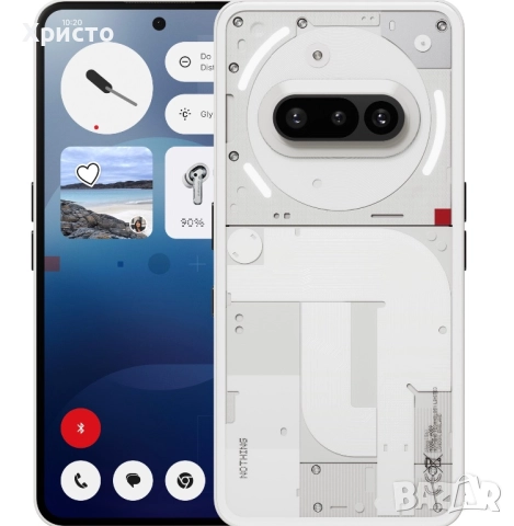 Смартфон Nothing Phone (3a), 256GB, 12GB RAM, 5G, White