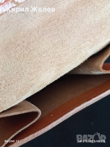 Винтидж кожена чантичка много красива перфектно състояние 50504, снимка 7 - Други ценни предмети - 51758005