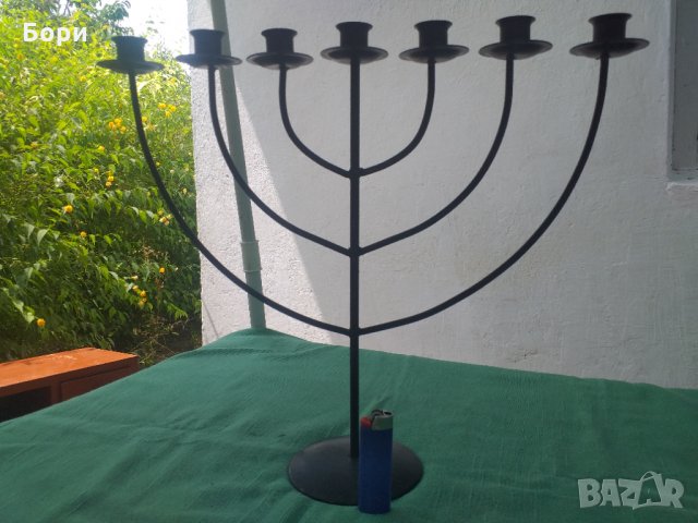 Голям немски свещник за 7 свещи, снимка 2 - Декорация за дома - 33567506