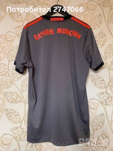Тениска Байерн Мюнхен Адидас, снимка 4 - Футбол - 37675317