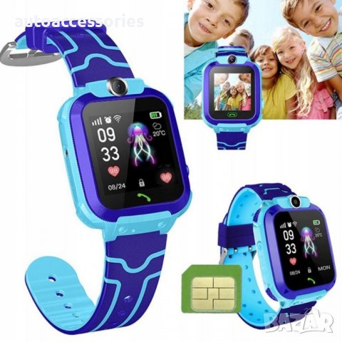 3000054068 Часовник детски Smartwatch Q12 Водоустойчив 2 цвята, снимка 8 - Смарт гривни - 37878388