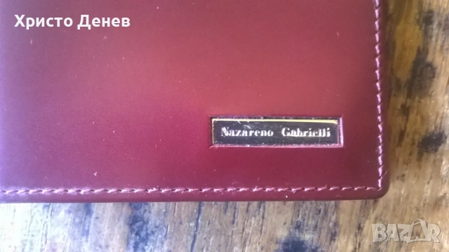портфейл и ключодържател NAZARЕNO GABRIELLI Назарено Габриели, снимка 4 - Портфейли, портмонета - 53258272