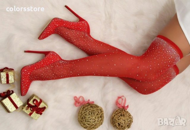  Летни ботуши червено - VENUS, снимка 2 - Дамски ботуши - 32058631