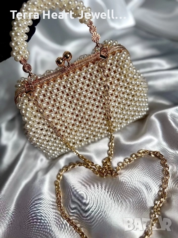 Дамска чанта перлена , снимка 13 - Чанти - 51881965