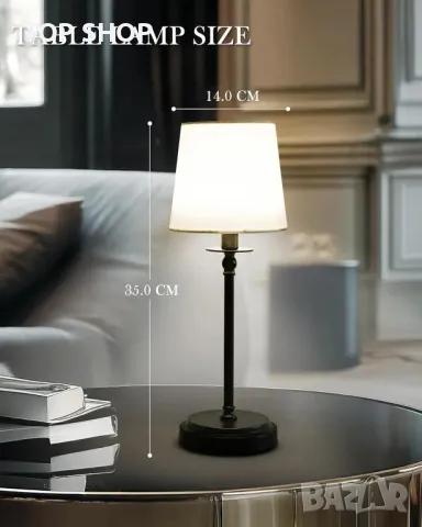 LuminexDesigns Акумулаторна безжична настолна лампа с подвижна преносима магнитна крушка, LED, снимка 6 - Лед осветление - 49551985