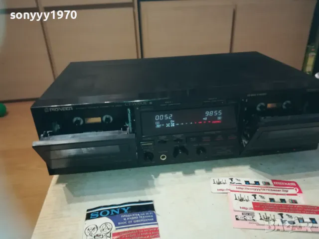PIONEER CT-W550R DECK-MADE IN JAPAN ВНОС SWISS LNWC2210241102, снимка 6 - Декове - 47673615