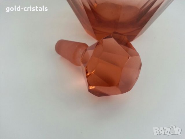 Ретро стъклени чаши и гарафа  53г, снимка 7 - Антикварни и старинни предмети - 27479846