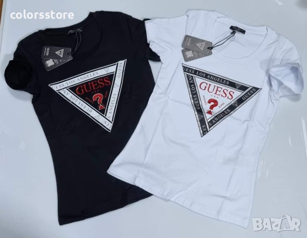Бяла тениска  Guess-VL150R, снимка 1 - Тениски - 43204006