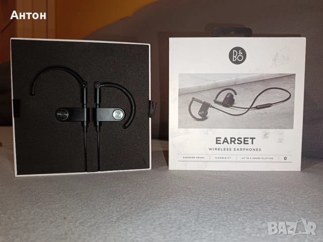 B&O Bang & Olufsen Earset безжични блутут bluetooth слушалки, снимка 2 - Bluetooth слушалки - 51692969