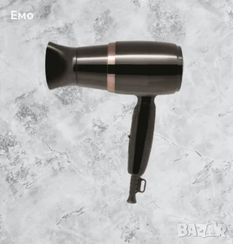 Сешоар Rosberg - 1600W - Черен, Бял. Сгъваема дръжка: Гаранция: 24 Месеца, снимка 4 - Сешоари - 48017538