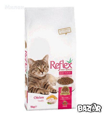 Насипна храна за котки Reflex Plus Adult Cat, снимка 3 - За котки - 28671292