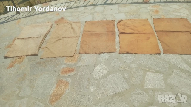 Стари конопени чували (зебло)., снимка 9 - Антикварни и старинни предмети - 51343954