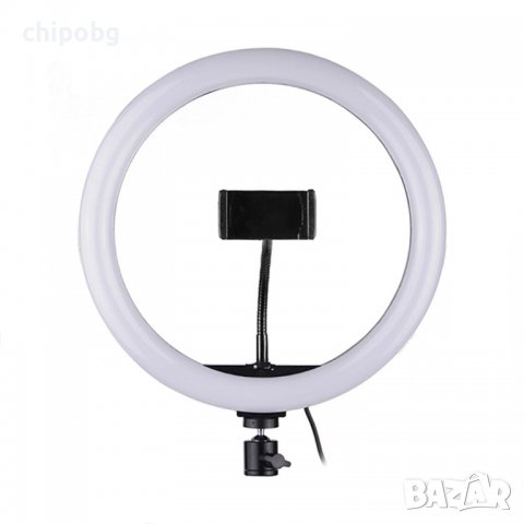 LED Ring осветление M26, 26см, 20W, Черен , снимка 1