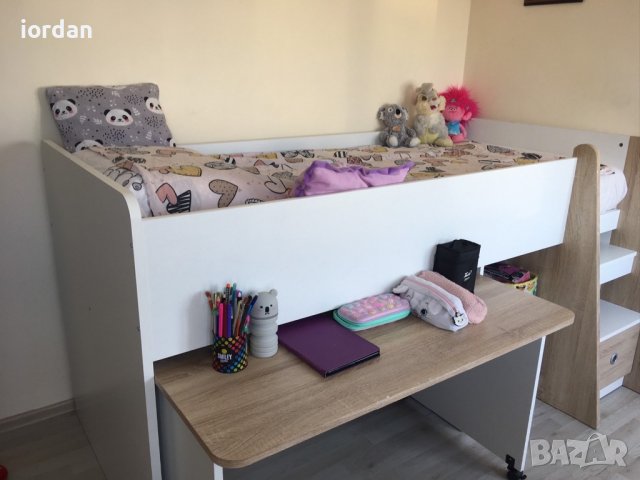 Страхотно детско легло+бюро, снимка 8 - Спални и легла - 36694966