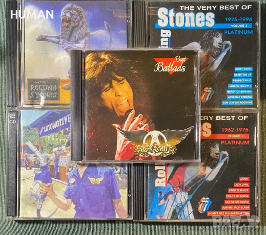 Rolling Stones,Aerosmith , снимка 1 - CD дискове - 44864690