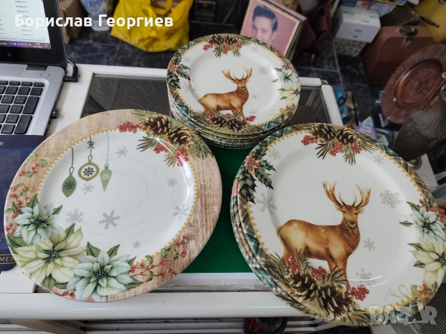 Нови коледни чинии с елени kosova