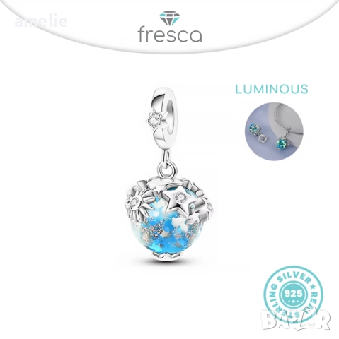 Коледни талисмани Fresca по модел тип Пандора Pandora с печати S 925 Christmas Collection, снимка 13 - Гривни - 48278831