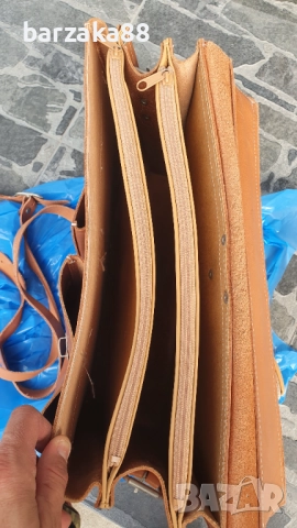 Стара кожена чанта Отлична, снимка 6 - Чанти - 52206474