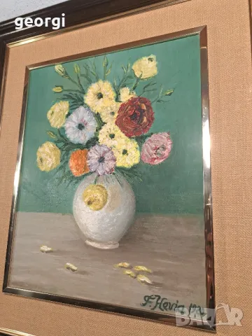 авторска картина с маслени бои , снимка 3 - Картини - 47506131