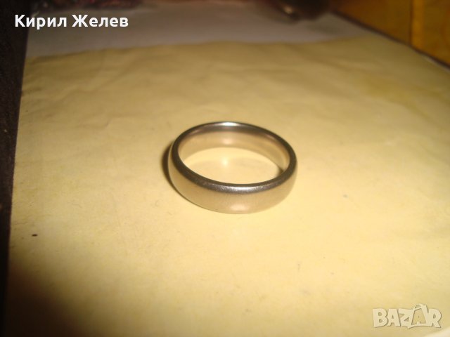 АРТ МОДЕН ПРЪСТЕН НЕРЪЖДАЕМ ХАЛКА от ТИТАН 18040, снимка 8 - Пръстени - 33362661