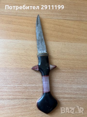 Стара арабска кама, снимка 3 - Антикварни и старинни предмети - 39997217