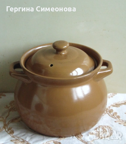 Керамичен гювеч, снимка 2 - Съдове за готвене - 53491169