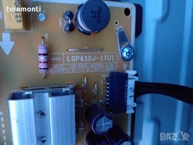 POWER BOARD LGP43DJ-17U1,EAX67209001(1.5),EAY64529501, снимка 2 - Части и Платки - 27561265